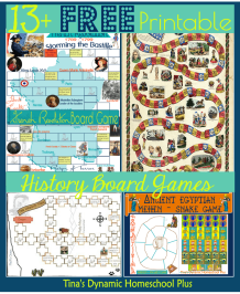 13 Free Printable History Board Games