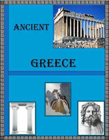 Ancient Greece Cover 1 for Ancient Greece Lapbook @ Tina's Dynamic Homeschool Plus