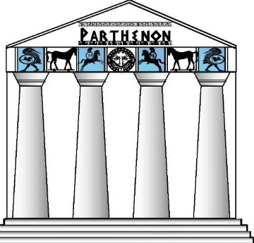 Ancient Greek Parthenon minibook @ Tina's Dynamic Homeschool Plus
