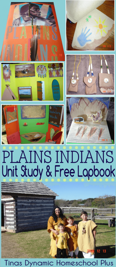 Free Plains Indian Unit Study and Lapbook @ Tina's Dynamic Homeschool Plus