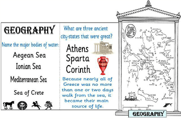 Greece its Geography Minibook @ Tina's Dynamic Homeschool Plus