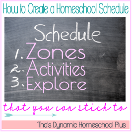 How To Create A Homeschool Schedule That You Can Stick to