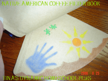 Native American Coffee Filter Book 2 @ Tina's Dynamic Homeschool Plus