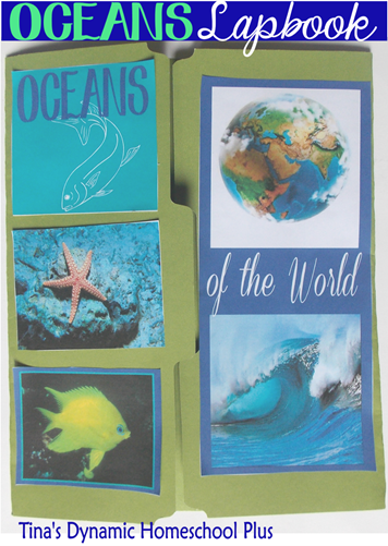 Ocean Lapbook Cover Collage