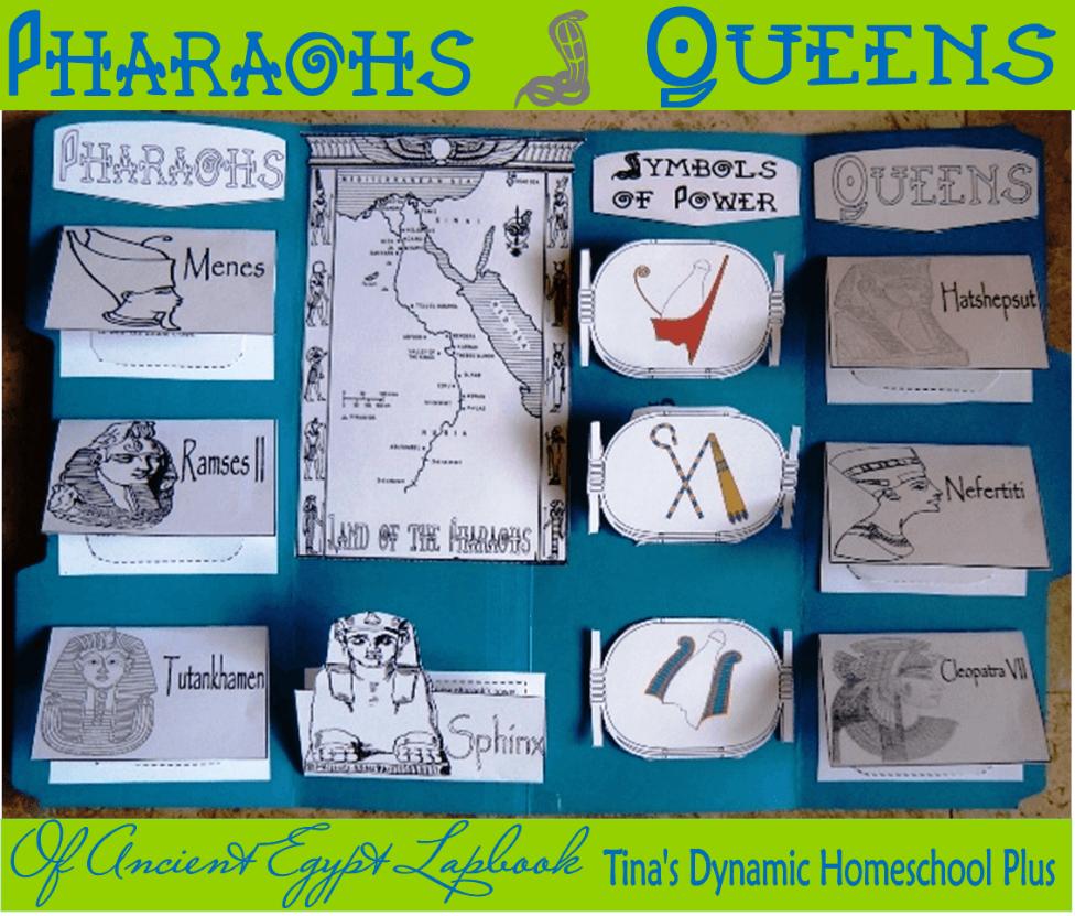 Pharaoh and Queens of Ancient Egypt Lapbook