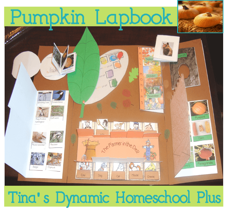 Free Fall-Pumpkin-Lapbook @ Tina's Dynamic Homeschool Plus
