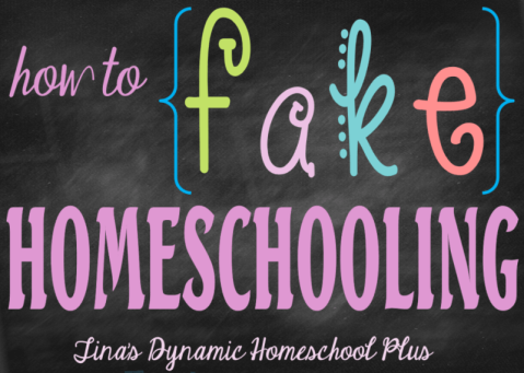 How To Fake Homeschooling - Can we do counterfeit homeschooling?
