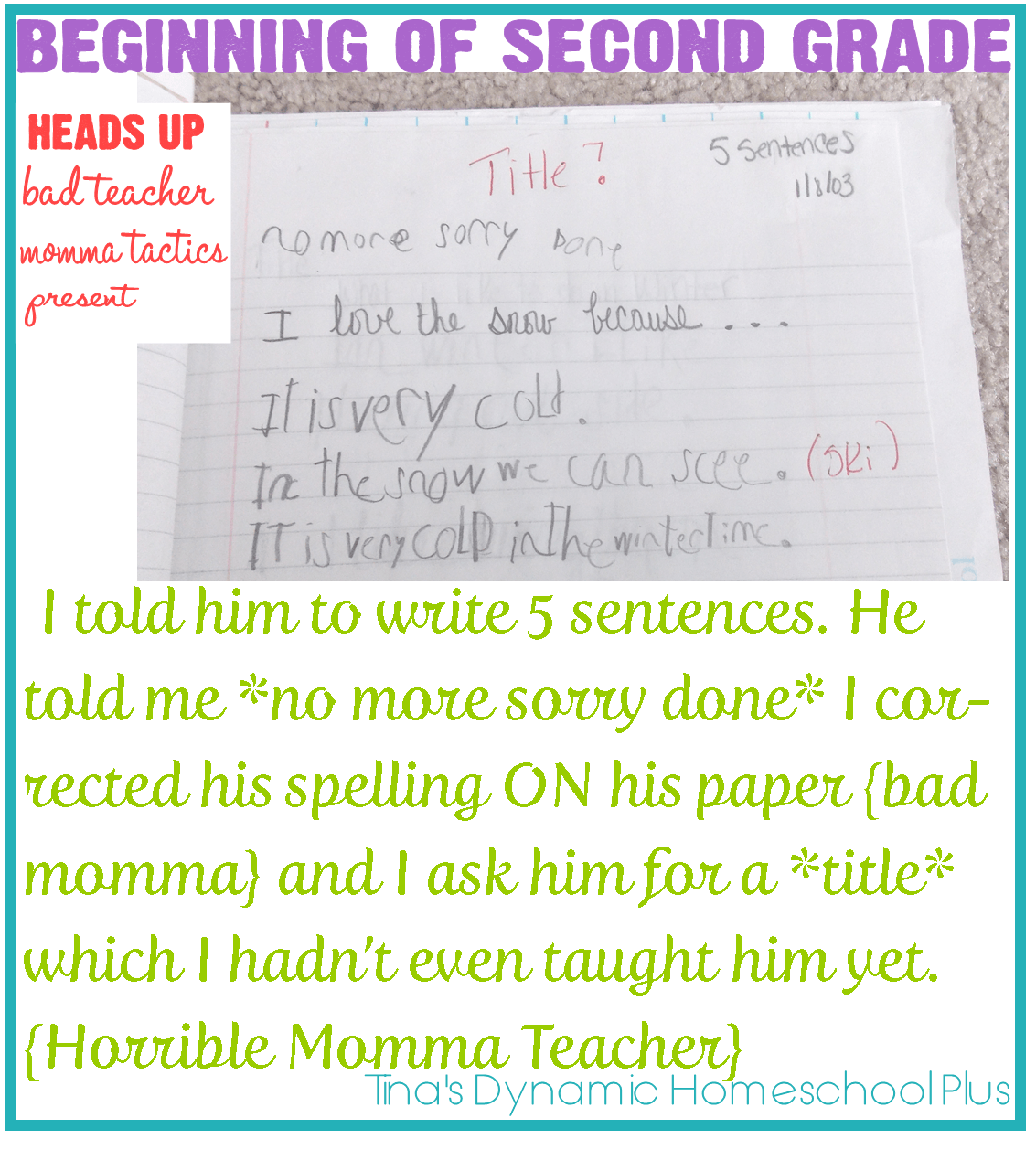 Teaching Handwriting When Homeschooling the Early Years Part 3 Beginning of Second Grade-1