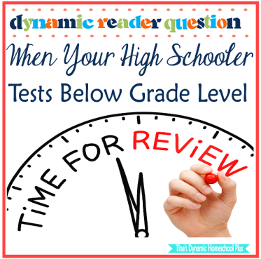 Dynamic Reader Question When Your High Schooler Tests Below Grade Level