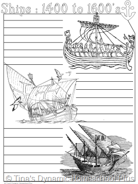 Ships of the 14th to 16th centuries.