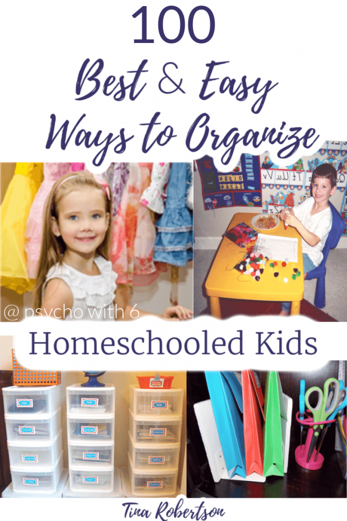 100 Best and Easy Ways to Organize Homeschooled Kids