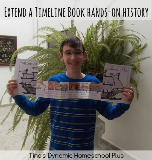 Finished Extend a Timeline Book Marco Polo Unit Study @ Tina's Dynamic Homeschool Plus