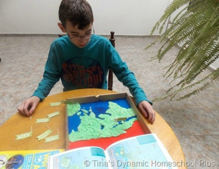 Marco Polo Salt Dough Geography @ Tina's Dynamic Homeschool Plus