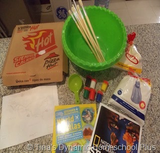 Marco Polo Salt Dough Map Step 1 @ Tina's Dynamic Homeschool Plus