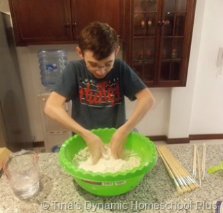 Marco Polo Salt Dough Map Step 3 @ Tina's Dynamic Homeschool Plus