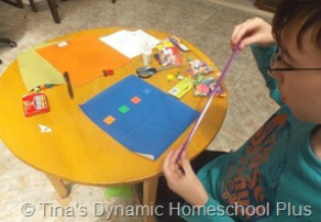 Persian Mosaic Craft Step 2 @ Tina's Dynamic Homeschool Plus