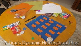 Persian Mosaic Craft Step 3 @ Tina's Dynamic Homeschool Plus