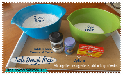 Salt Dough Recipe @ Tina's Dynamic Homeschool Plus