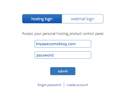 9-Bluehost login