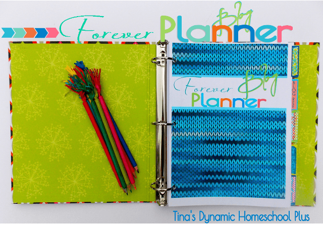 Forever Blog Planner Preview @ Tina's Dynamic Homeschool Plus