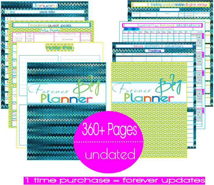 Forever Blog Planner Shop @ Tina's Dynamic Homeschool PLus-1