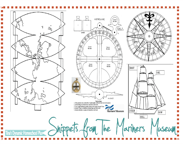 Snippets of Free Downloads from the Mariners Museum @ Tina's Dynamic Homeschool Plus