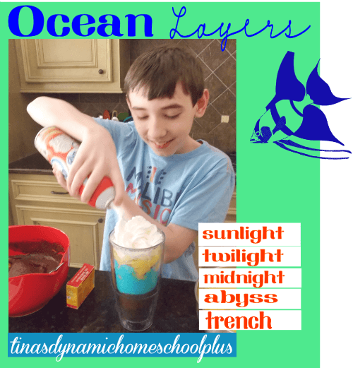 Yum. Edible Ocean Layers @ Tina's Dynamic Homeschool Plus