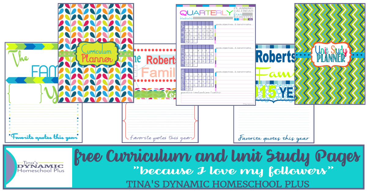 Free Homeschool Planner and Unit Study Freebies. Click here to scoot by and grab them!