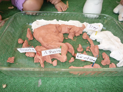 salt dough map