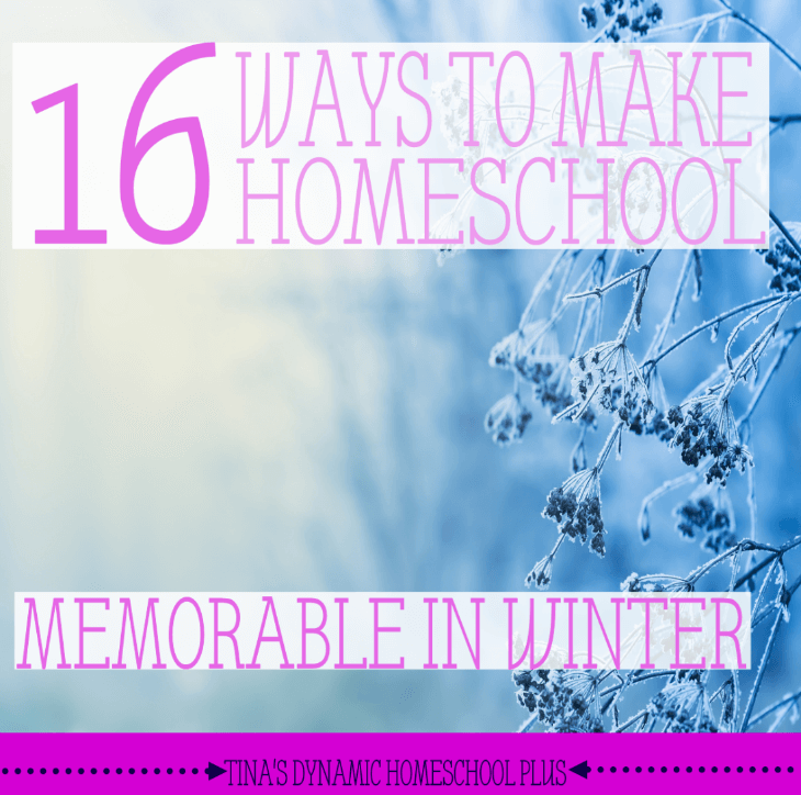 16 Ways to Make Homeschool Memorable During Winter @ Tina's Dynamic Homeschool Plus