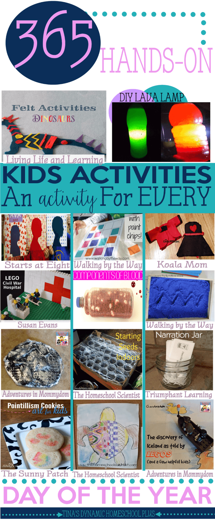 365 Days Hands-On Homeschool Activities. One for EVERY day of the year!!