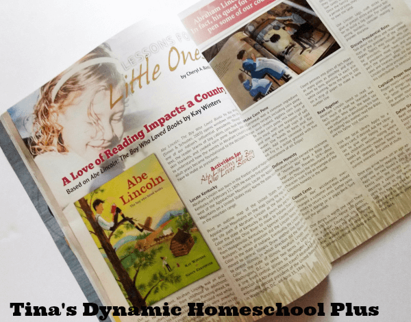 Ready made lessons in Homeschooling Today @ Tina's Dynamic Homeschool Plus