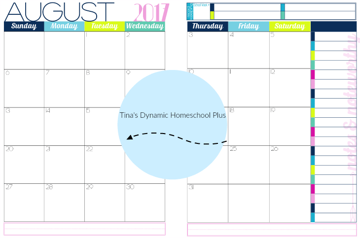 2017 to 2018 Glamorous 2 page academic calendar 2