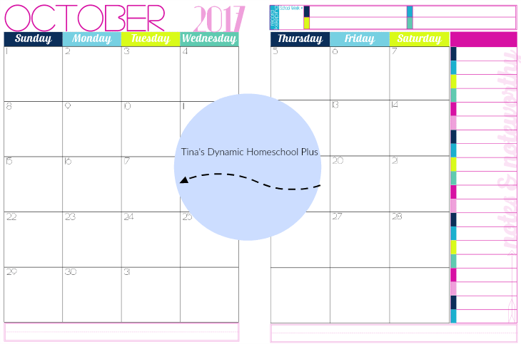 2017 to 2018 Glamorous 2 page academic calendar 4