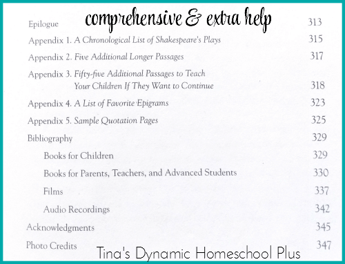 Appendix How to Teach Your Children Shakespeare @ Tina's Dynamic Homeschool Plus