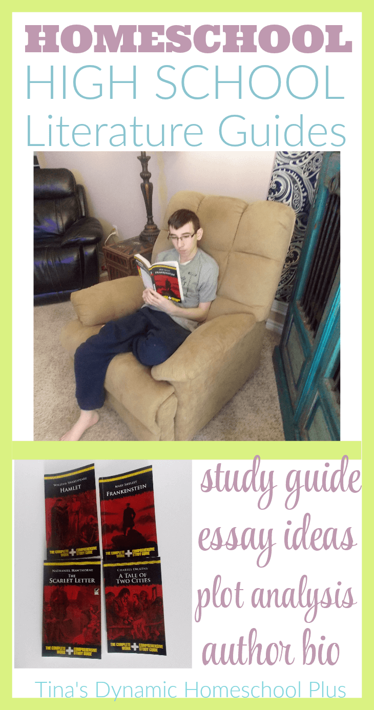 Homeschool High School Literature Guides @ Tina's Dynamic Homeschool Plus