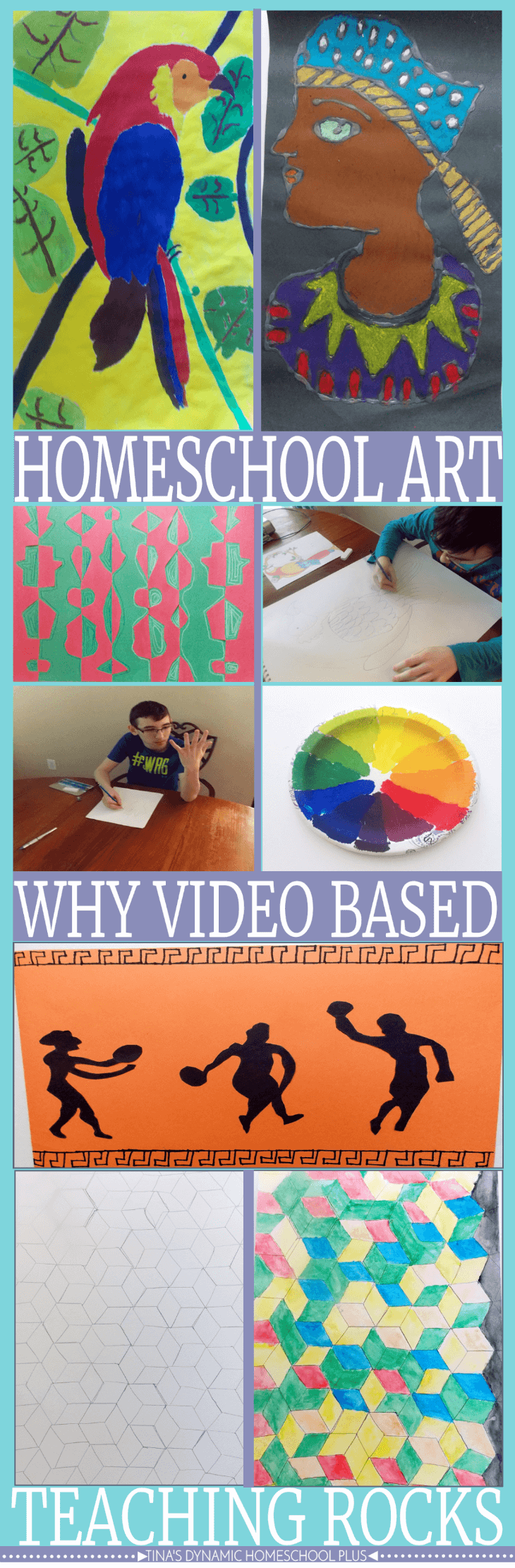 Homeschool Art (Why Video Based Teaching Rocks) @ Tina's Dynamic Homeschool Plus