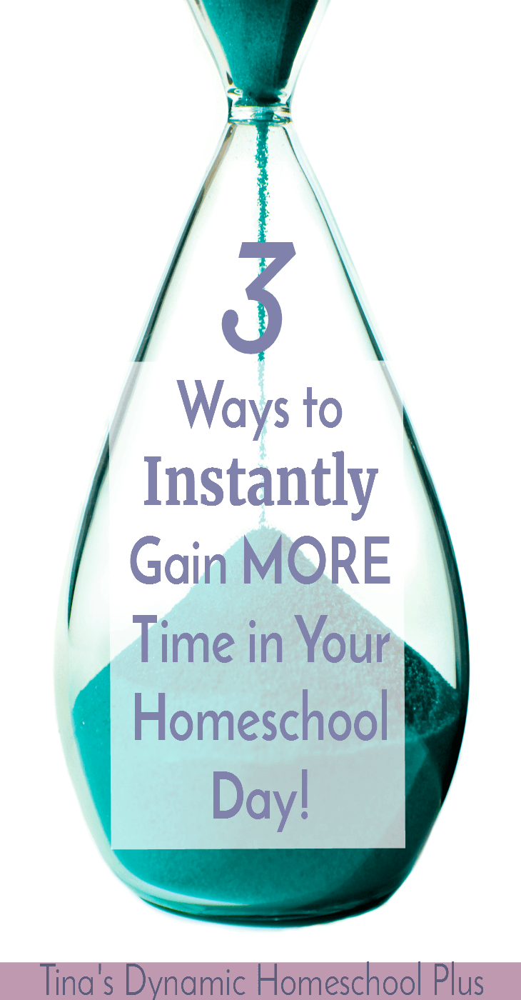 With the growing amount of digital curriculum and multiple devices that most homes have now, you're suppose to get more time in your homeschool day. But I find the opposite is true. More than ever, homeschoolers are stressed to the max with growing to-do lists. Having started homeschooling where we only used the computer for after school time and homeschooling now where things have changed to family members having multiple devices each, I have 3 ways to help you instantly gain more time in your homeschool day. Click here to read these tried and true tips!