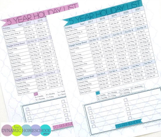 4 PRE-Homeschool Year Planning Pages (and tips to use them)