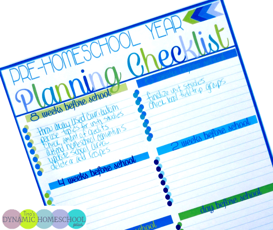 4 PRE-Homeschool Year Planning Pages (and tips to use them)