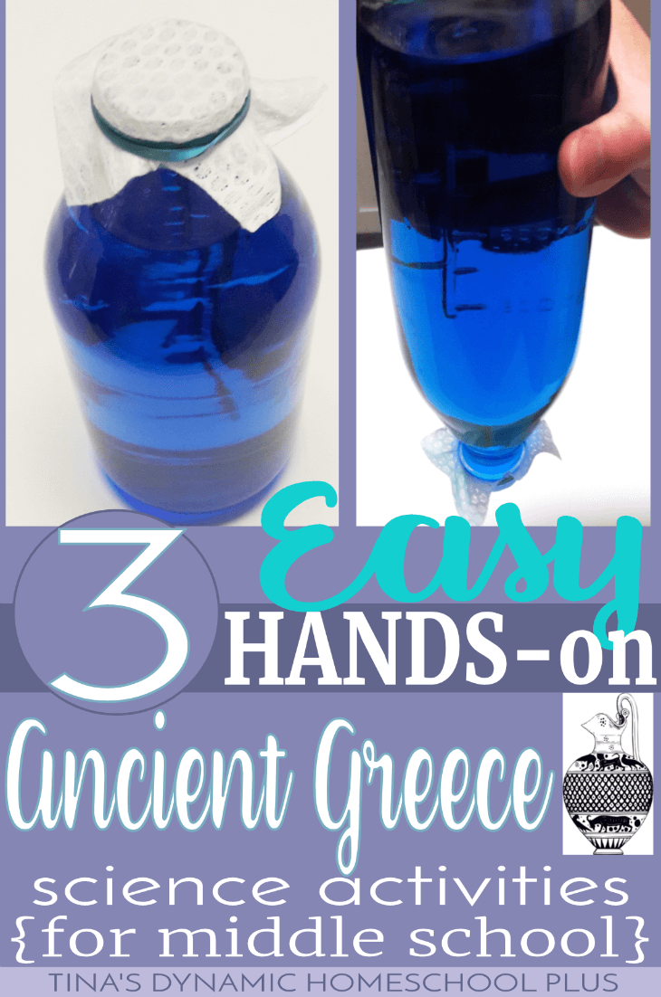 These activities are geared for middle school, but a high school student that has a science aversion would be engaged too. While studying the ancient civilizations, grab these ideas for an Ancient Greece hands-on science unit study. Click here to add these ideas to your unit study!