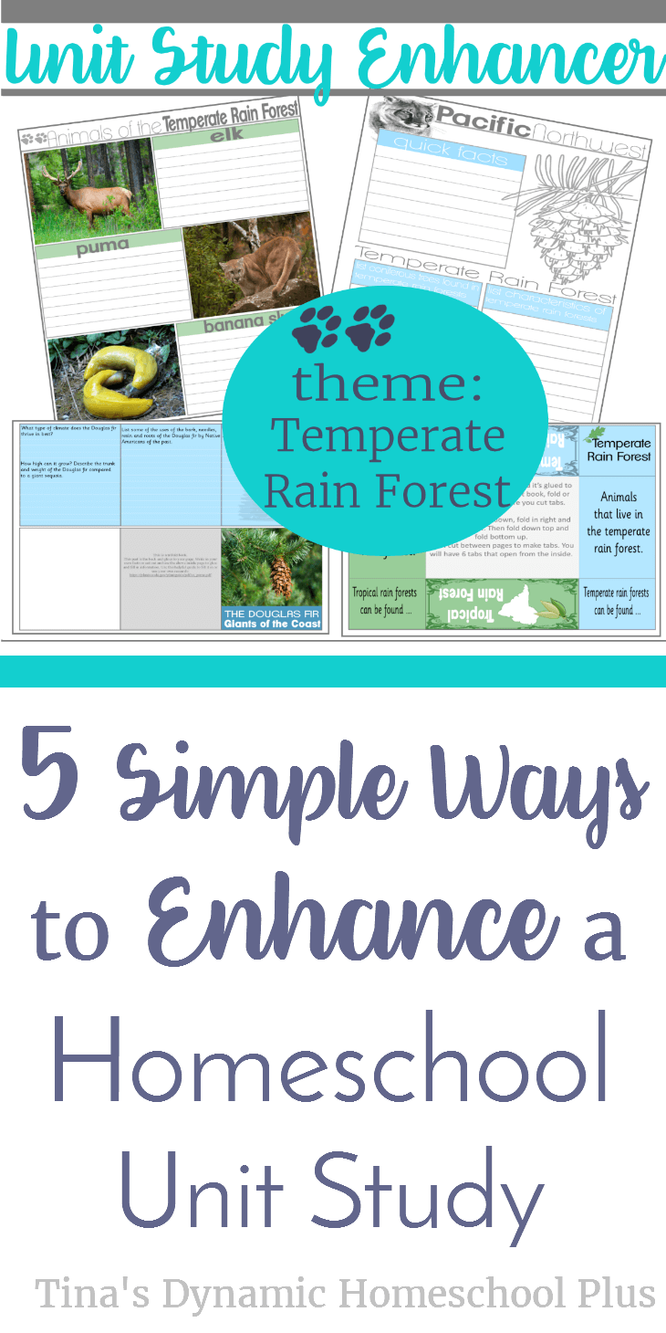 Unit studies can be intimidating. The same things that make unit studies captivating can be the same things that make them tough to teach. Sharing 5 simple ways to enhance a homeschool unit study, I'm hoping that you won't be afraid to take the plunge and try a unit study or two.