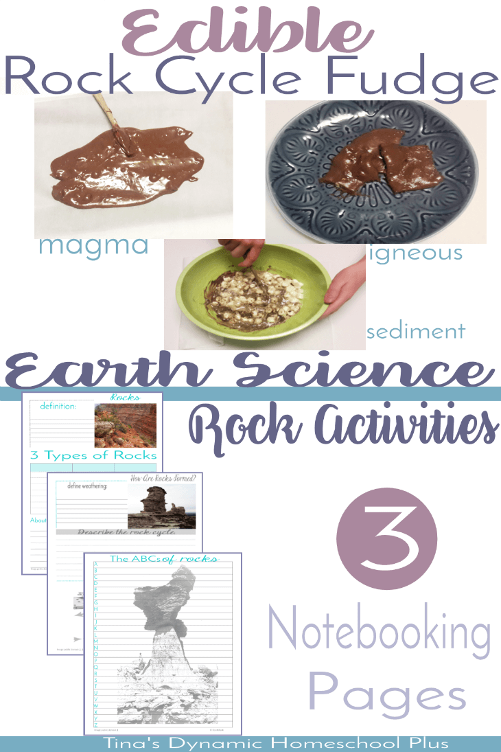 Edible Rock Cycle Fudge and Hands-on Rock Activities