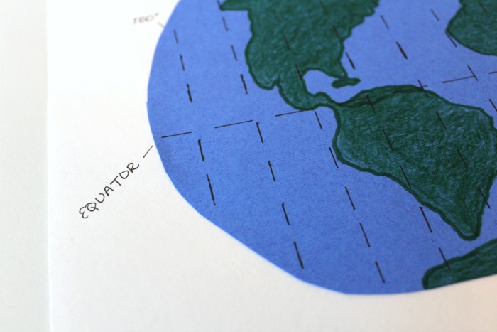 Finding the Equator On a Map @ Tina's Dynamic Homeschool Plus