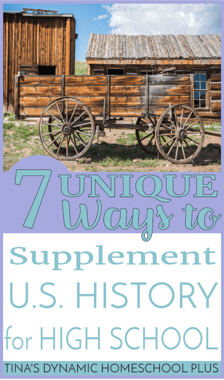 I've rounded up 7 unique ways to supplement U.S. history for high school because engaging ways to learn history for high school can easily be overlooked. Click here to grab these AWESOME ideas!