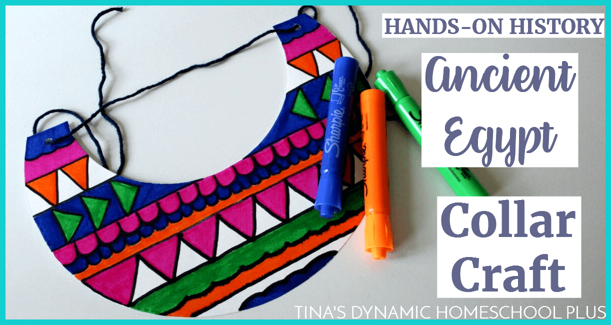Fun Hands-On History: Ancient Egyptian Collar Craft