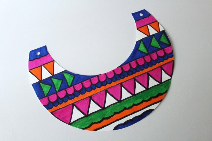 Colorful Ancient Egyptian Collar Craft