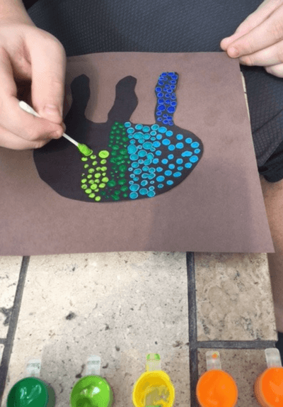 Decorating Australian Animals with Paint