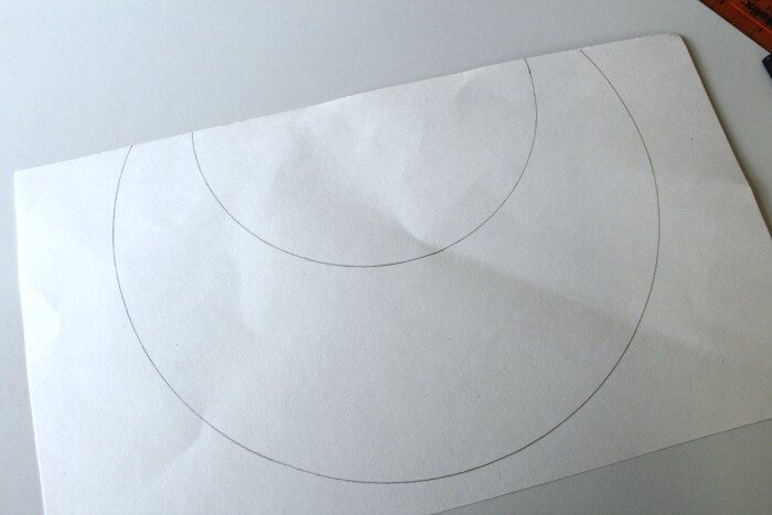 Drawing a Paper Egyptian Collar