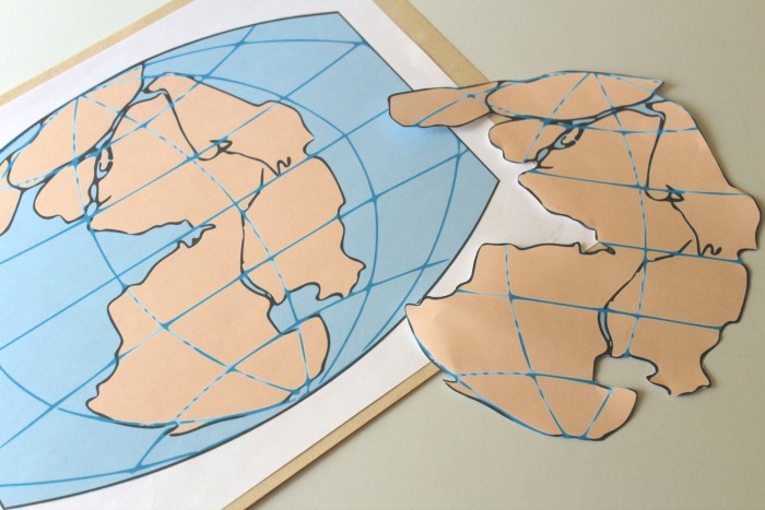 Making a Pangaea Puzzle Activity